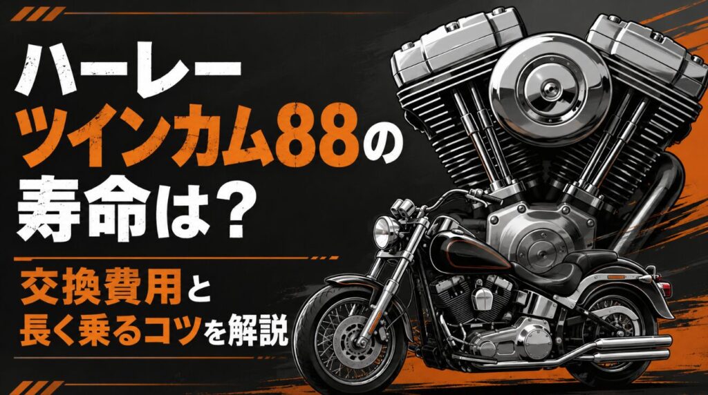 ハーレーツインカム88の寿命は？交換費用と長く乗るコツを解説