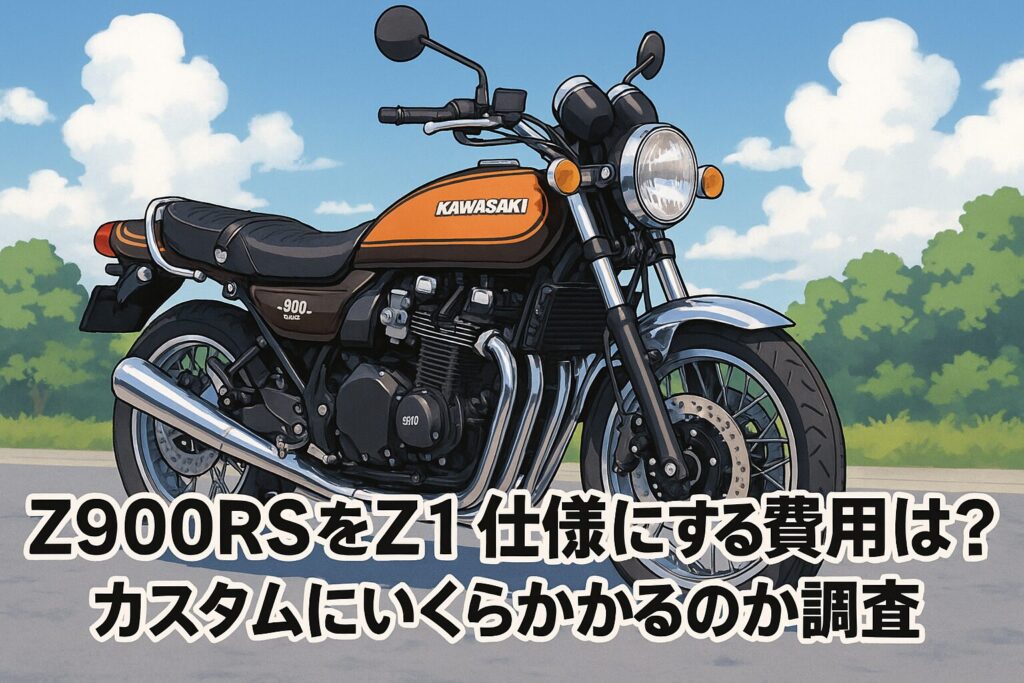 総括:Z900RSをZ1仕様にする費用は?カスタムにいくらかかるかについての本記事ポイント